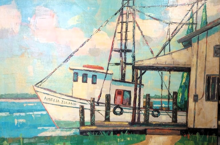 boat in amelia island