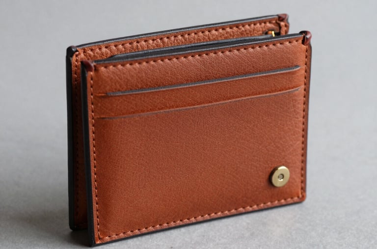 A close-up of hands holding a gift box wrapped with a discount coupon attached.