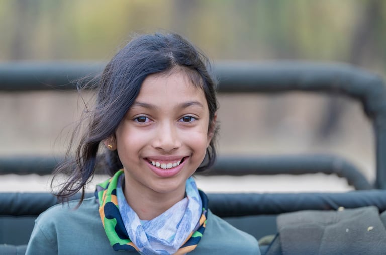 When kids join family on Tiger safari in Bandhavgarh