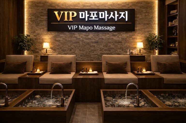 VIP 마포마사지 족욕 시설