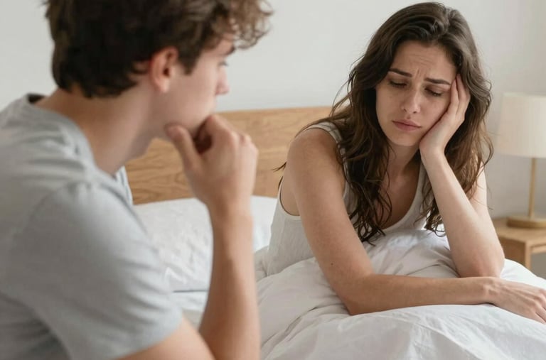 A curved facade covered in white latticework