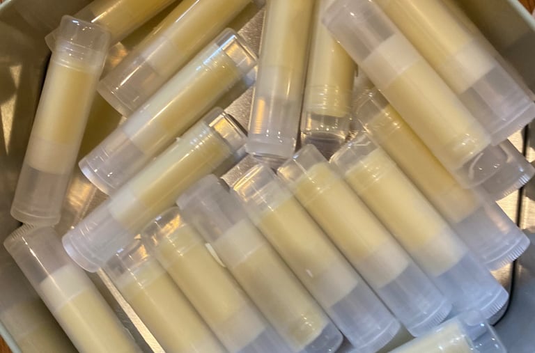 Organic lip balm
