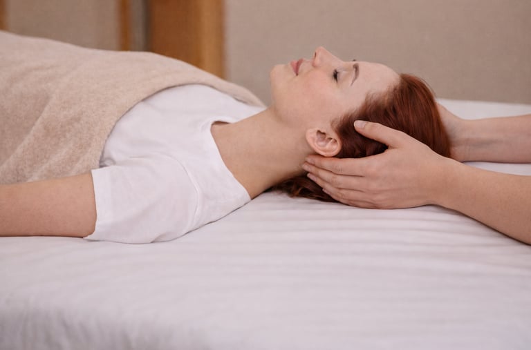 Body terapie - kraniosakrální ošetření, studio Dotek energie, Jablonec