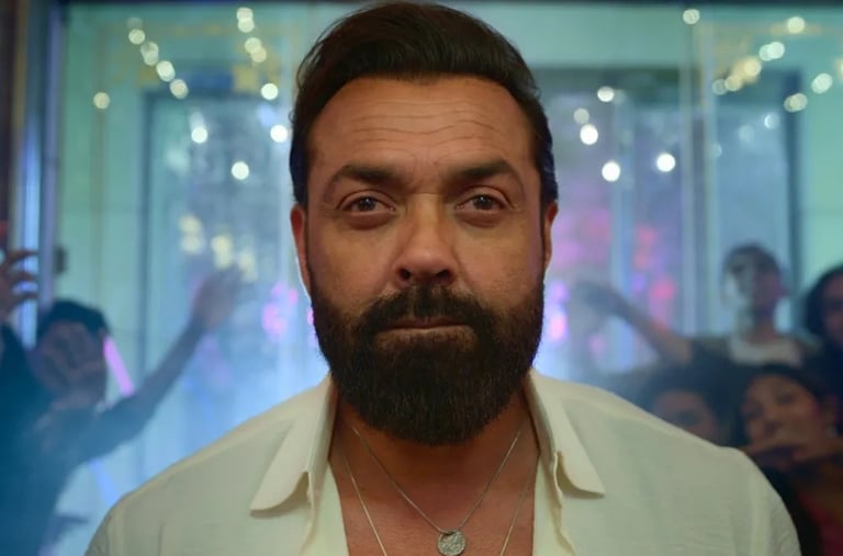 Bobby Deol as a villain on the bad of bollywood