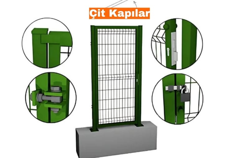 Bursa yaya kapısı araç kapısı