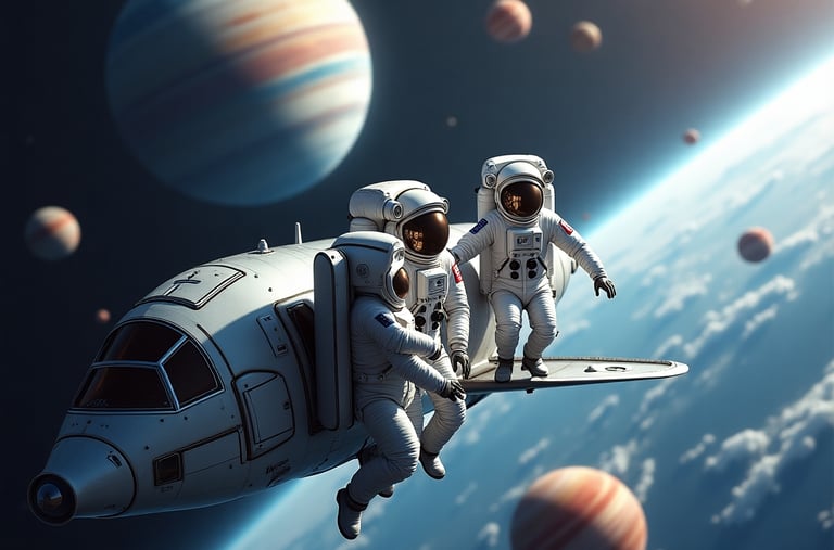 Svemirska misija za dečiji rođendan: astronauti na letelici NASA u igraonici Exploroom Niš.  
