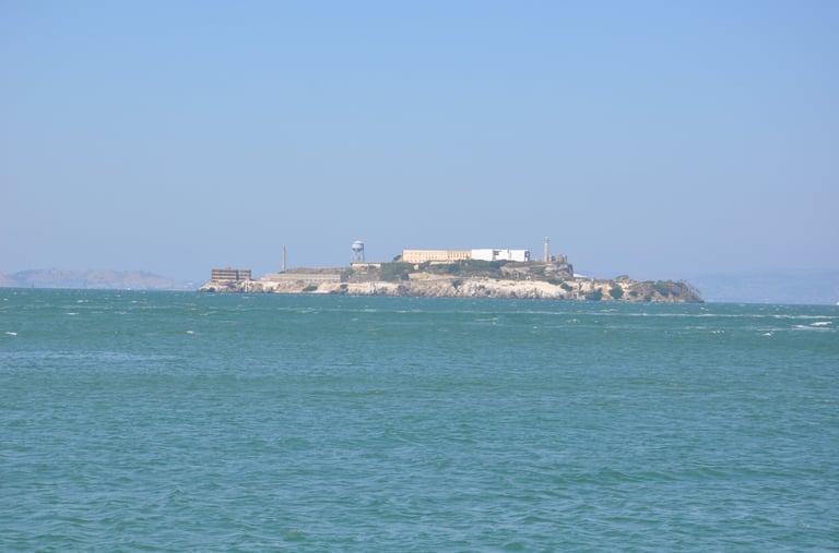 the view of Alcatraz