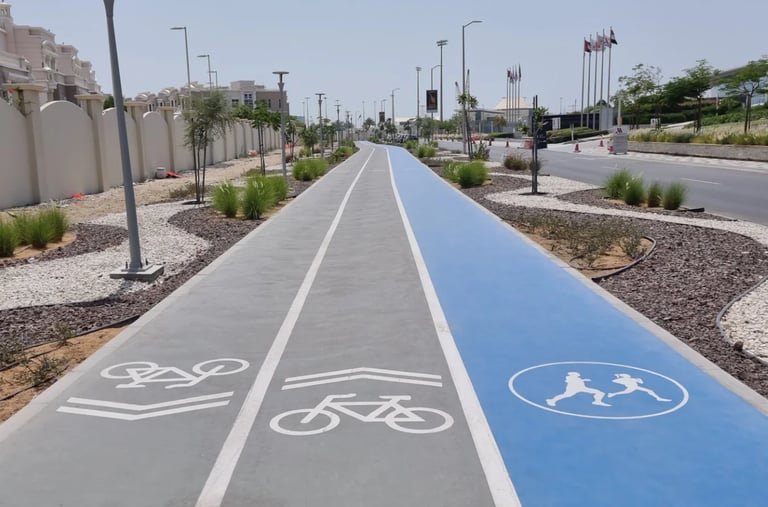 Al Hudayriat cycling tracks