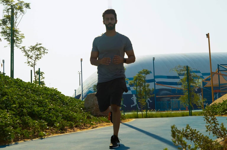 Al Hudayriat jogging tracks