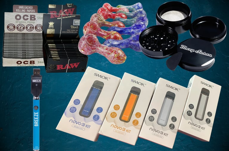 Glass Pieces & Accessories - Worthington, MN Smoke Shop