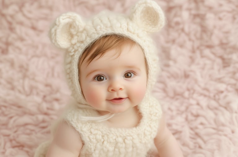 Sesión de fotos para bebes en Bariloche