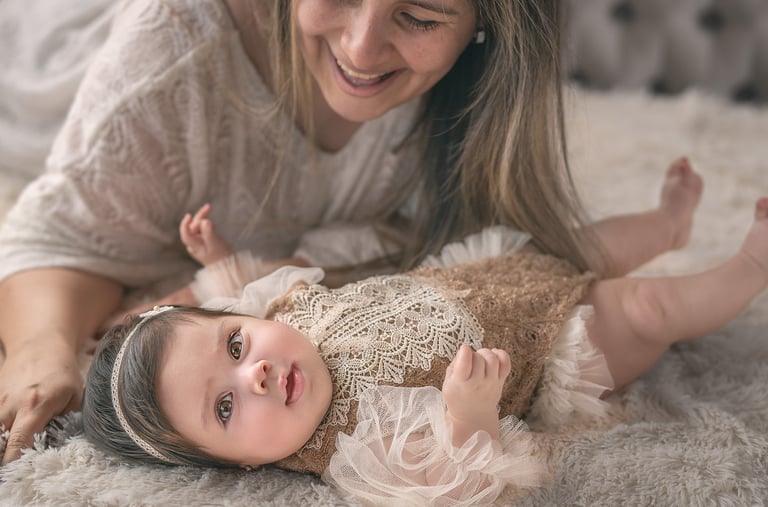 Sesión de fotos para bebes en Bariloche
