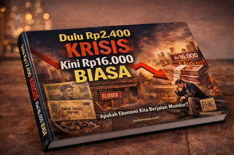 cover buku apakah ekonomi indonesia berjalan mundur