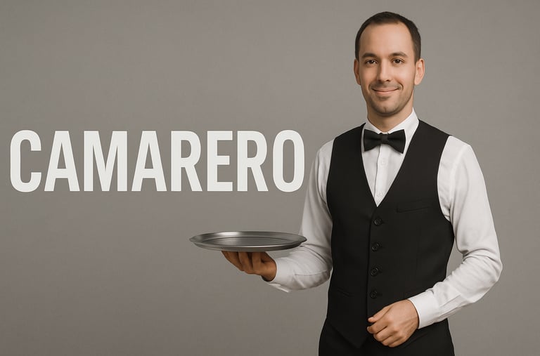 ropa de camarero en benidorm