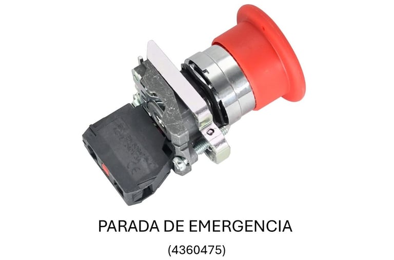 Parada de Emergencia para equipos alza hombres