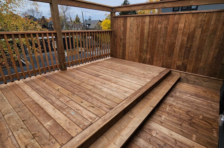 A Custom Toronto Third Story Deck