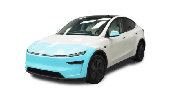 partial front clip for tesla ppf