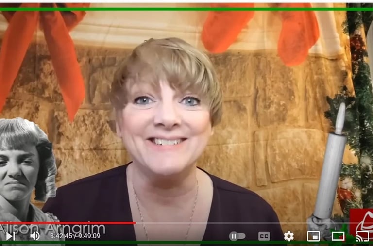 Alison Arngrim in he Save West Bank Cafe Telethon