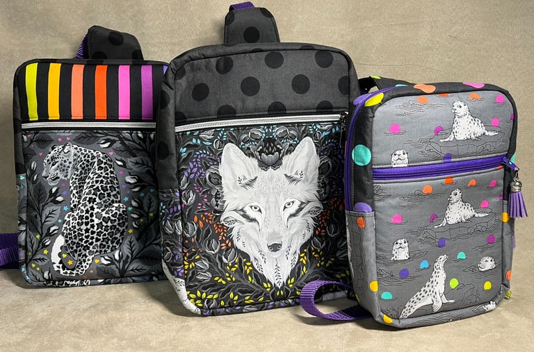 sling-bags, cross-body bags, backpacks