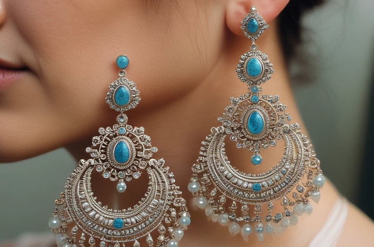 A collection of beautiful necklaces displayed elegantly.