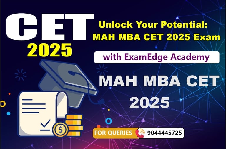 MAH MBA CET Coaching In Navi Mumbai & Thane