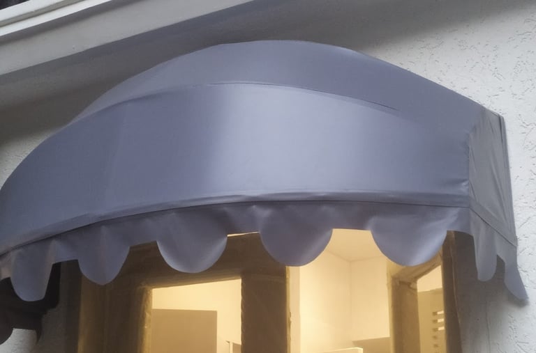 curve window awning