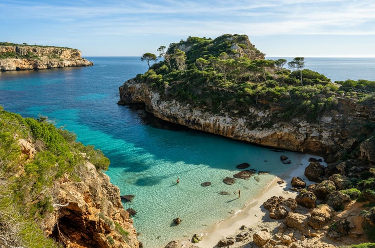 cove beach in Mallorca