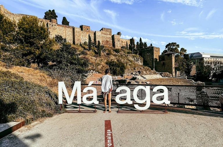 Alcazaba of Málaga fortress in Málaga
