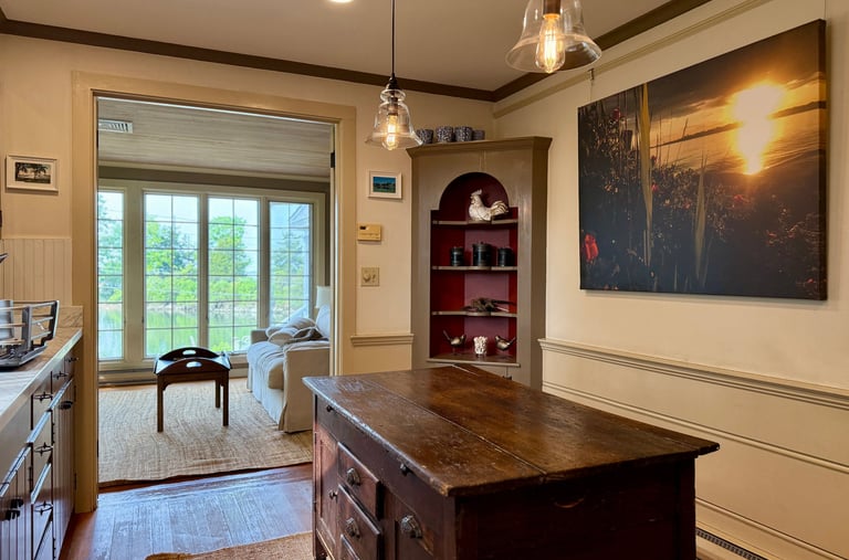 Gourmet kitchen with Wolf/Sub-Zero appliances