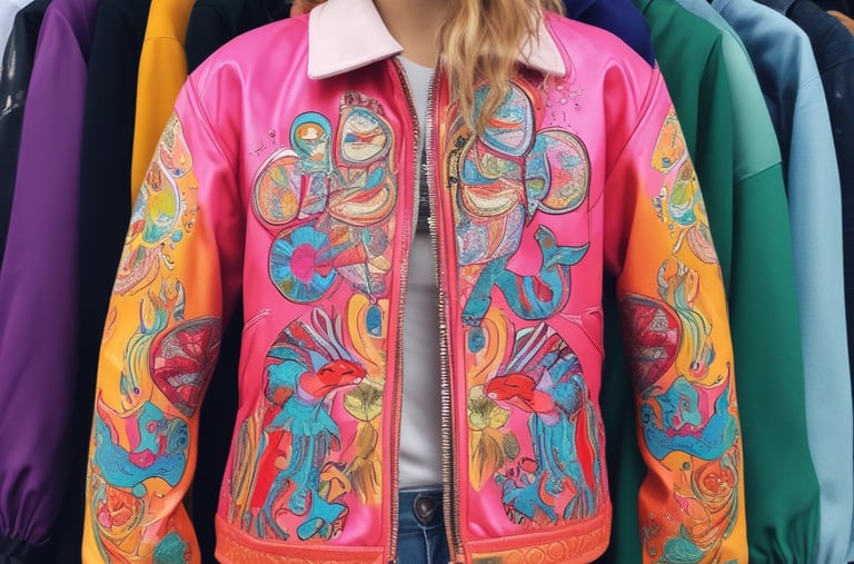 A sleek image of folded neutral-toned trousers on a crisp white background.