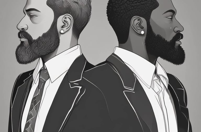 A rustic bottle of beard oil surrounded by mango butter and aloe leaves