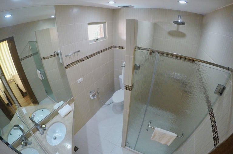 Superior room with direct pool access at boutique hotel in Coron