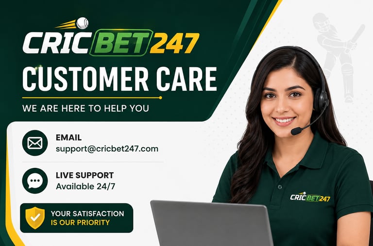 cricbet247 Customer Care 