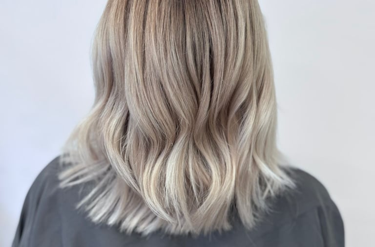 Colour and hair dye services at MA salon