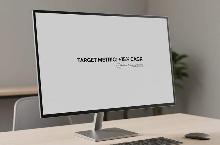 Minimal use of tools to signal clarity and confidence to investors.