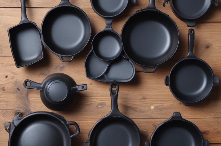 Close-up of delicate porcelain and ceramic collectibles on wooden shelves.