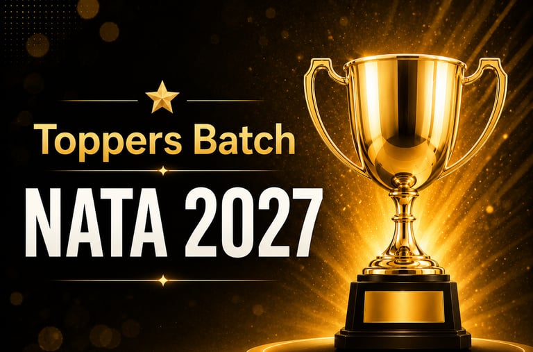 Best NATA and JEE B.Arch coaching by INK School - Toppers Batch 2027 exam preparation