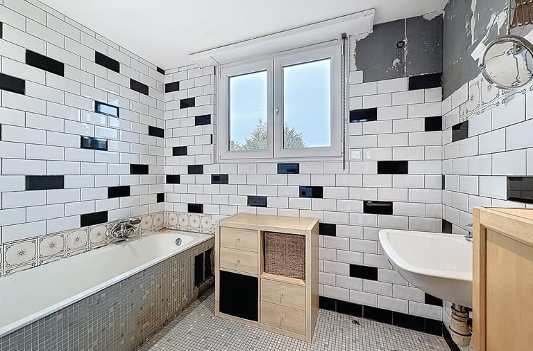 Salle de bain actuel avant travaux