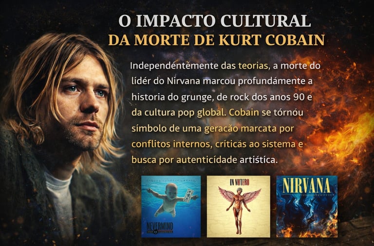 O impacto cultural da morte de Kurt Cobain