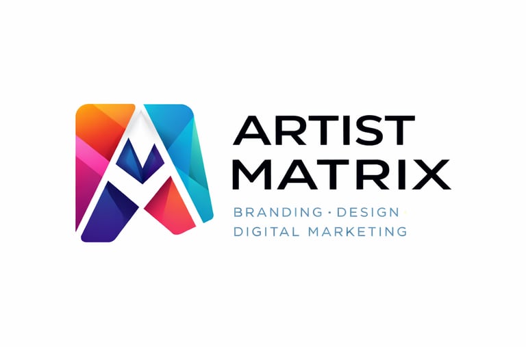 Logo de Artist Matrix para la división creativa de Wave Music Business