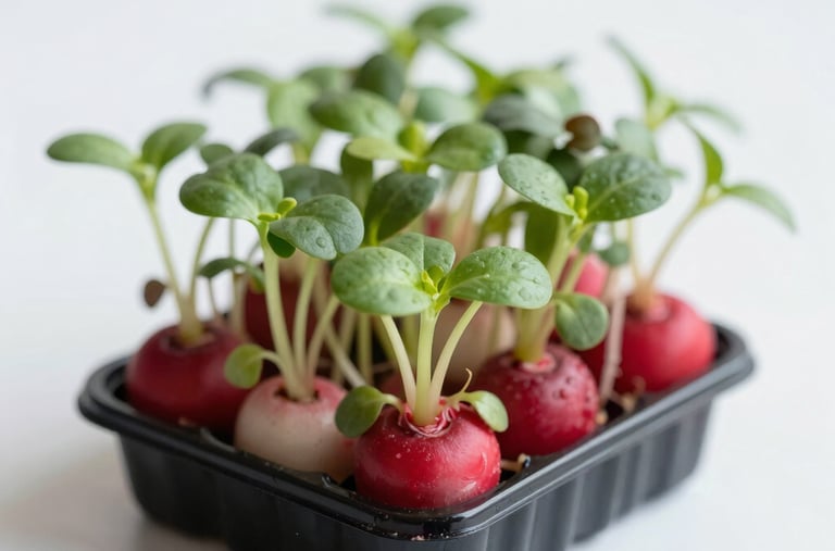 Modern vertical hydroponic garden with lush leafy greens.