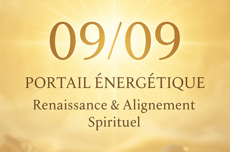 Portail énergétique du 0909  puissance de la renaissance et de l’alignement spirituel