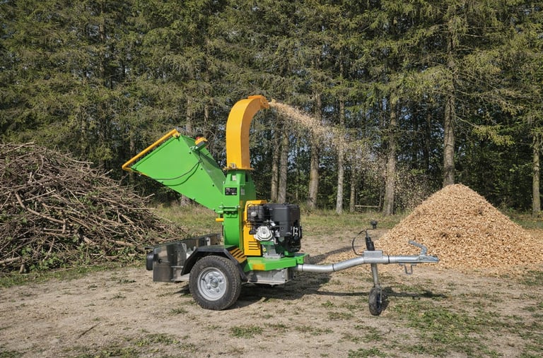 Šakų smulkintuvo nuoma kaunas, kauno raj. Mobilus šakų smulkintuvas 