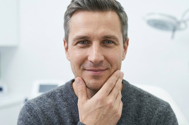 PRF stimulating collagen and elastin regeneration in deep skin layers