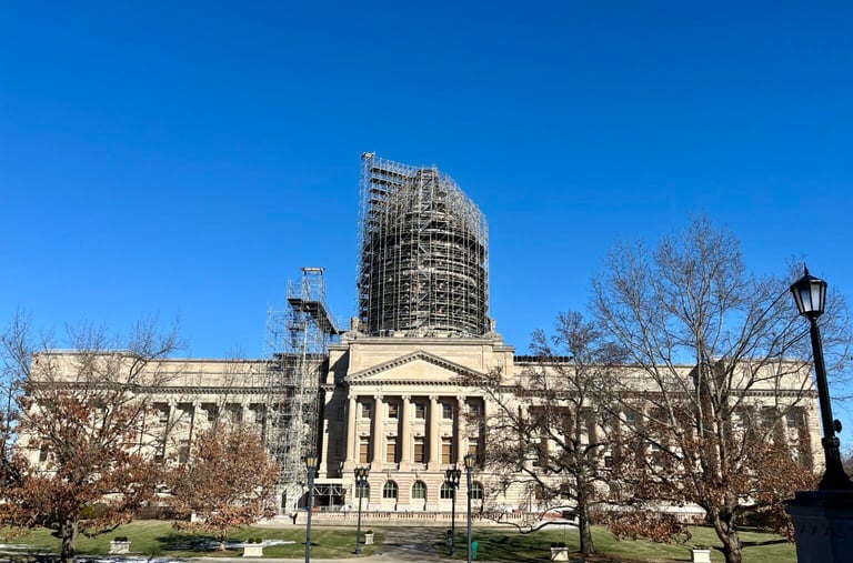 Image of the Kentucky capitol in Frankfort