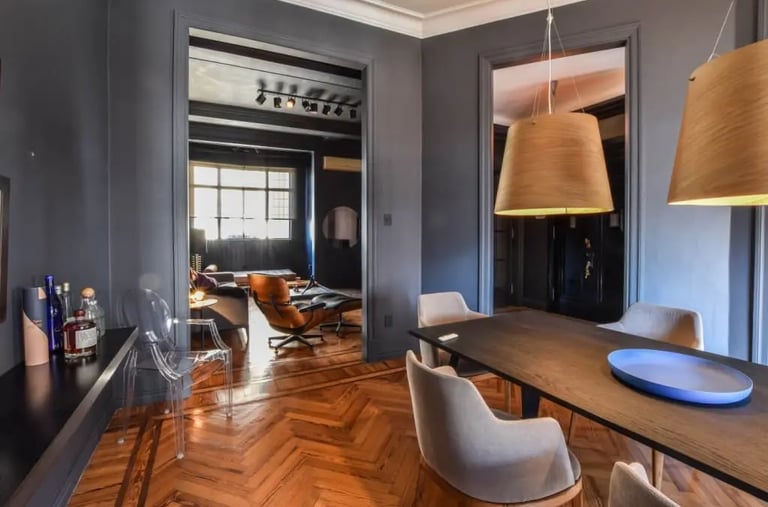 Proyecto Rosario de Basenses. Un piso estilo clásico adaptado a la vida contemporánea