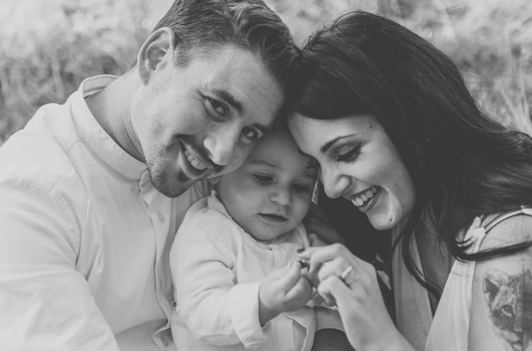una famiglia felice
