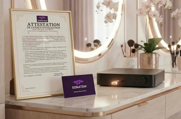 Sonatem Musique libre de droit pour soins esthétique