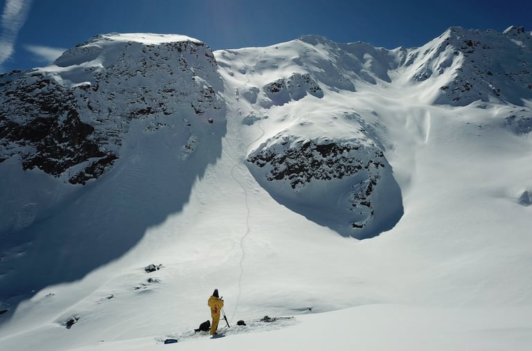 alt= Professionelle Ski Filmaufnahmen und Freeride, Skischule Skiguru-Zillertal