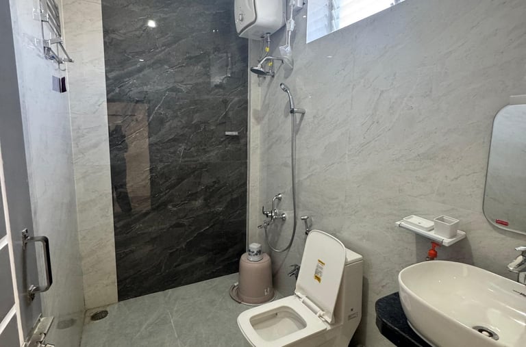 Spacious Family Room Restroom